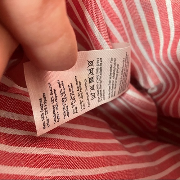 Joules Modena natural raffia‎ round summer bag shoulder bag - Picture 10 of 12